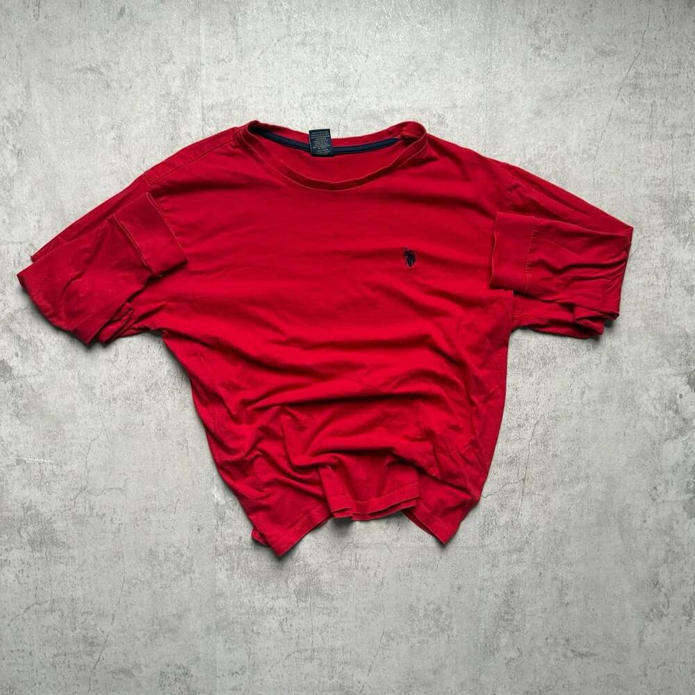 Vintage U.S. Polo Assn. Long Sleeve T-Shirt Red